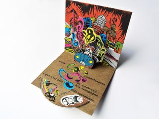 Pochette album DAG en linogravure