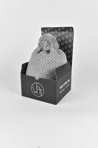 Packaging WHAT — boîte à chapeau